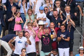 French Open - Novak Djokovic With Family