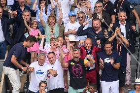French Open - Novak Djokovic With Family