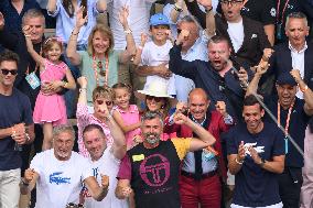 French Open - Novak Djokovic With Family