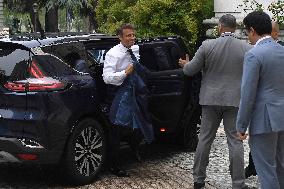 President Macron At Haute Savoie Prefecture - Annecy