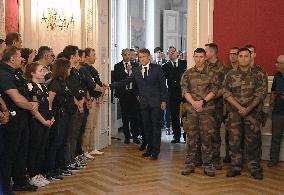 President Macron At Haute Savoie Prefecture - Annecy