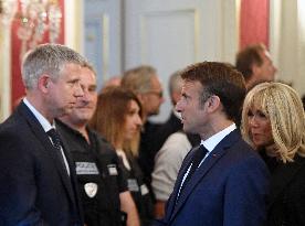 President Macron At Haute Savoie Prefecture - Annecy