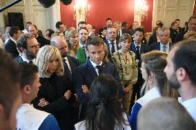 President Macron At Haute Savoie Prefecture - Annecy