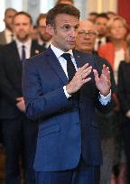 President Macron At Haute Savoie Prefecture - Annecy