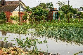 The Effects Of Flooding In The Territory Of Kherson Region After The Russian Army Destroyed The Dam In Nova Kakhovka