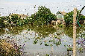 The Effects Of Flooding In The Territory Of Kherson Region After The Russian Army Destroyed The Dam In Nova Kakhovka