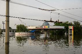 The Effects Of Flooding In The Territory Of Kherson Region After The Russian Army Destroyed The Dam In Nova Kakhovka