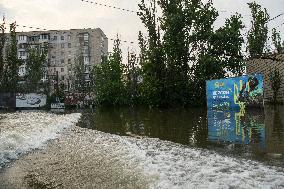 The Effects Of Flooding In The Territory Of Kherson Region After The Russian Army Destroyed The Dam In Nova Kakhovka