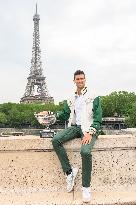 French Open - Novak Djokovic Poses With His Trophy