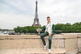 French Open - Novak Djokovic Poses With His Trophy