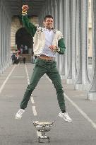 French Open - Novak Djokovic Poses With His Trophy