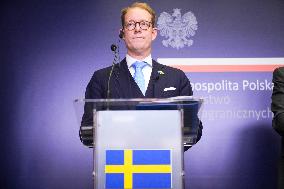 Swedish Foreign Affairs Minister Visits Warsaw