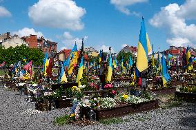 Lychakiv Military Cemetery In Lviv