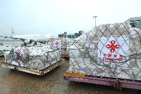 MYANMAR-YANGON-CHINA-CYCLONE RELIEF SUPPLIES-DONATION