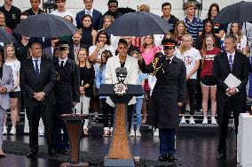 DC: Vice President Harris Host College Athlete Day at the White House