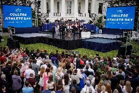 DC: Vice President Harris Host College Athlete Day at the White House