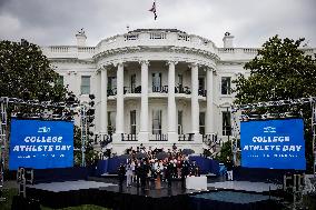 DC: Vice President Harris Host College Athlete Day at the White House