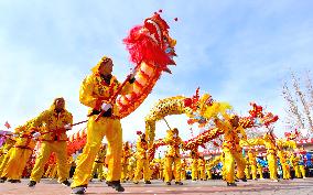 Chinese Celebrate Dragon Head Raising Day