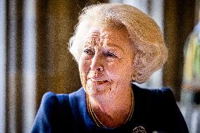 Princess Beatrix at Foundation for Refugee Students UAF - Utrecht