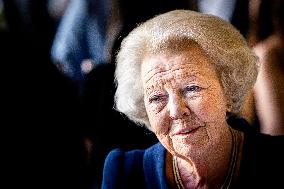 Princess Beatrix at Foundation for Refugee Students UAF - Utrecht