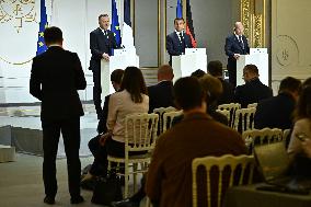 Weimar Triangle Summit Press Conference - Paris