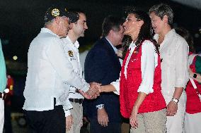 Queen Letizia Visit To Colombia On Cooperation Trip - Cartagena