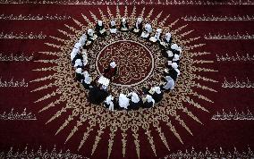 Palestinian Girls Study The Holy Koran