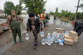 UKRAINE-CRISIS-MYKOLAIV-DAM-COLLAPSE