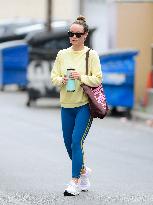 Olivia Wilde Going Out The Gym - LA