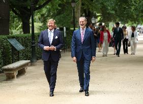 King Felipe Receives King Willem-Alexander - Madrid