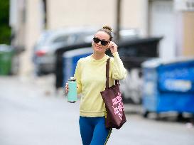 Olivia Wilde Going Out The Gym - LA