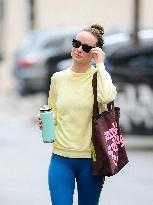 Olivia Wilde Going Out The Gym - LA