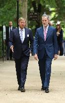 King Felipe Receives King Willem-Alexander - Madrid