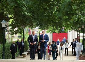 King Felipe Receives King Willem-Alexander - Madrid