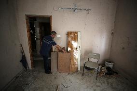 Damaged Houses In Gaza