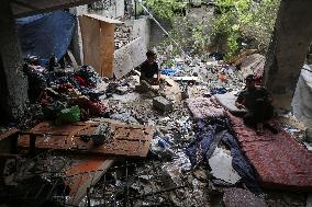 Damaged Houses In Gaza