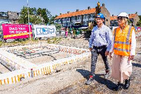 Queen Maxima Visits Housing Project - Rijnsburg