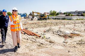 Queen Maxima Visits Housing Project - Rijnsburg