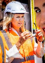 Queen Maxima Visits Housing Project - Rijnsburg