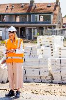 Queen Maxima Visits Housing Project - Rijnsburg