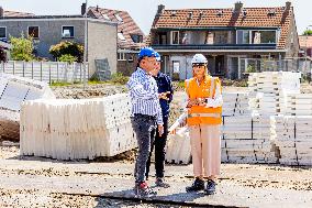 Queen Maxima Visits Housing Project - Rijnsburg