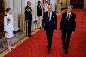 DC: President Biden Hosts a Chiefs of Mission Reception at the White House