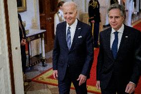 DC: President Biden Hosts a Chiefs of Mission Reception at the White House