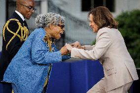 DC: President Biden Hosts a Juneteenth Concert on the South Lawn