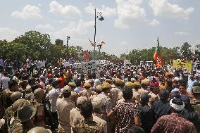 BJP Protest In Jaipur