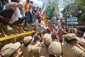 BJP Protest In Jaipur