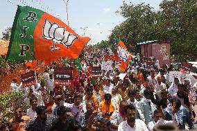 BJP Protest In Jaipur