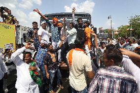 BJP Protest In Jaipur