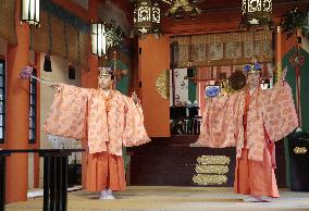 Hydrangea festival at western Japan shrine