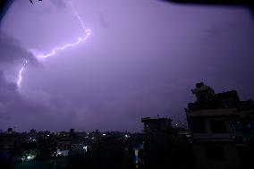 Lightning Illuminates The Sky